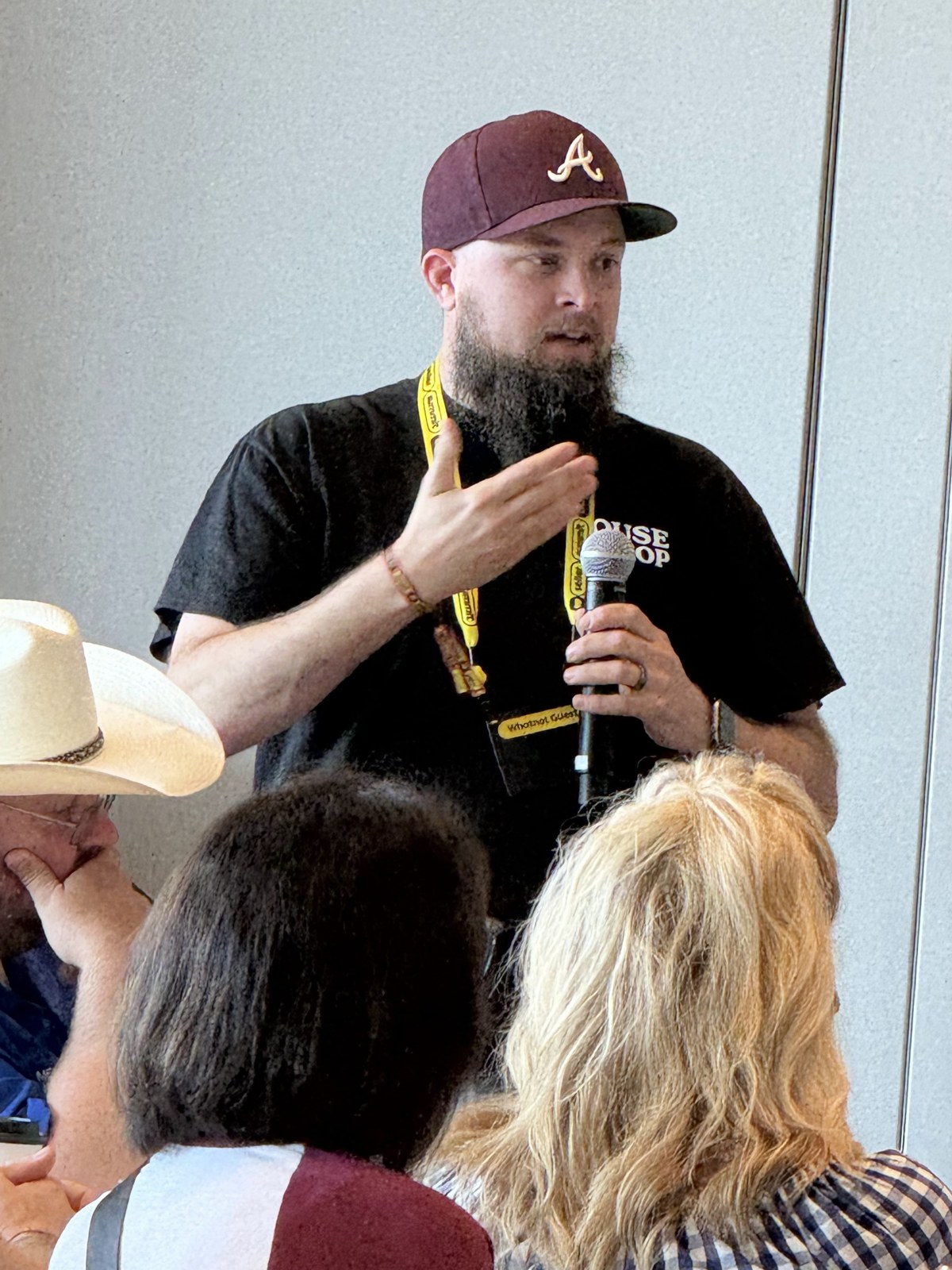 Jacob speaking to attendees at a Whatnot Seller Summit workshop