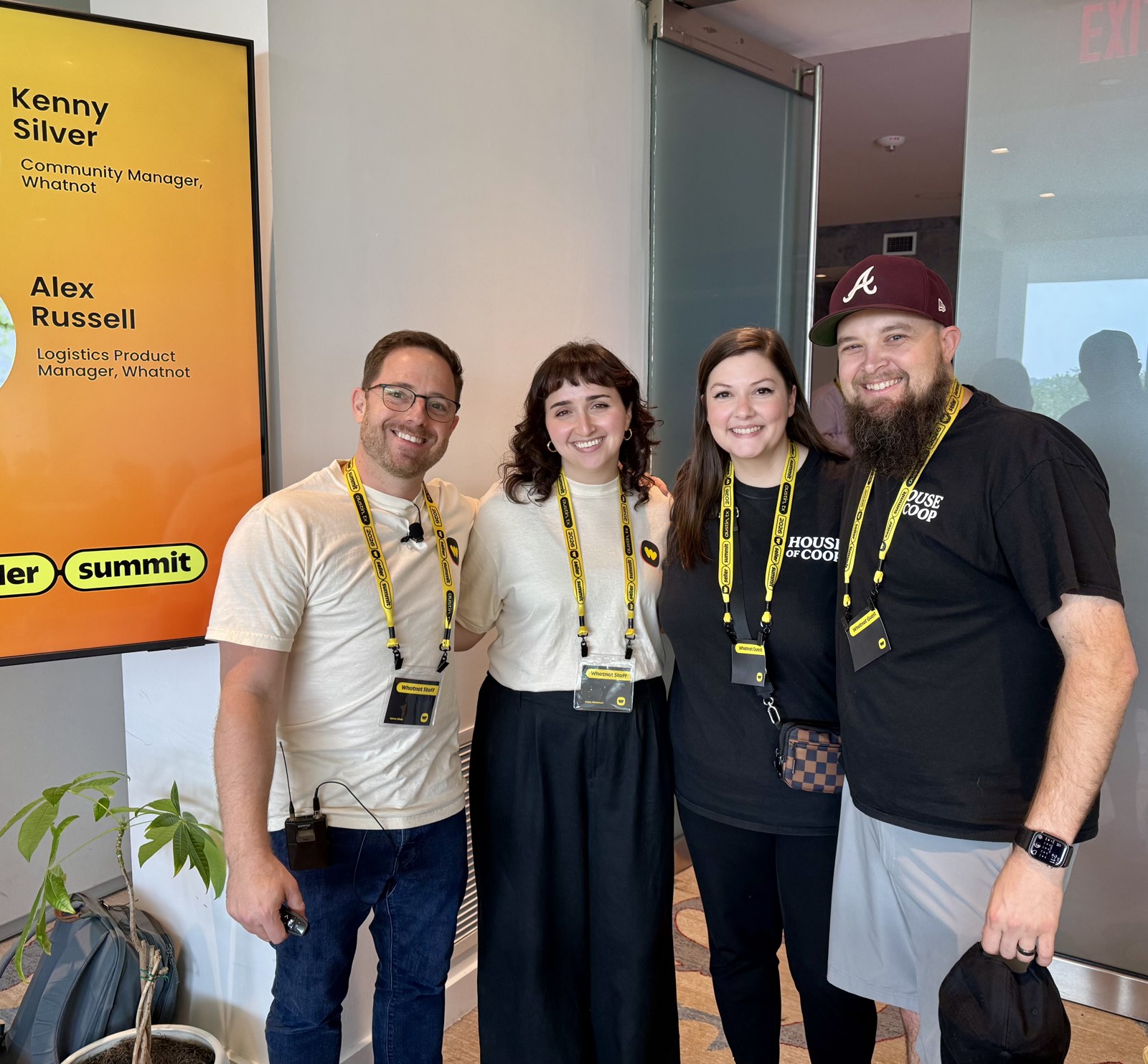 Ashley and Jacob with fellow attendees at the Seller Summit